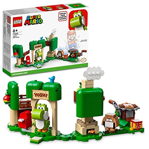 LEGO 71406 Super Mario Yoshis Geschenkhaus – Erweiterungsset, baubares Spielzeug, Yoshi Figur, zum kombinieren mit Mario, Luigi oder Peach Starterset LEGO 71406 Super Mario Yoshis Geschenkhaus – Erweiterungsset, baubares Spielzeug, Yoshi Figur, zum kombinieren mit Mario, Luigi oder Peach Starterset von LEGO