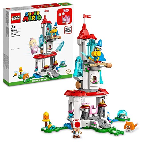 LEGO 71407 Super Mario Katzen-Peach-Anzug und Eisturm – Erweiterungsset, baubares Spielzeug zum kombinieren mit Mario, Luigi oder Peach Starterset von LEGO