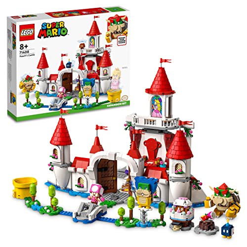 LEGO Super Mario Pilz-Palast – Erweiterungsset, Spielzeug zum kombinieren mit Starterset, Zeitblock mit Bowser, Ludwig, Toadette und Gumba Figur 71408 von LEGO