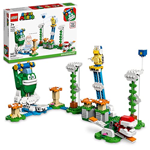 LEGO 71409 Super Mario Maxi-Spikes Wolken-Challenge – Erweiterungsset, Spielzeug Set mit 3 Gegner Figuren inkl. Bumerang-Bruder und Piranha-Pflanze von LEGO