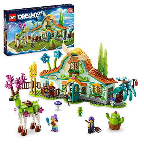 LEGO DREAMZzz 2-in-1 Stall der Traumwesen, Bauernhof-Spielzeug mit Hirschfigur, die auf 2 Arten gebaut Werden kann und 4 TV-Show-Minifiguren, Set mit Fabelwesen für Kinder, Mädchen und Jungen 71459 LEGO DREAMZzz 2-in-1 Stall der Traumwesen, Bauernhof-Spielzeug mit Hirschfigur, die auf 2 Arten gebaut Werden kann und 4 TV-Show-Minifiguren, Set mit Fabelwesen für Kinder, Mädchen und Jungen 71459 von LEGO