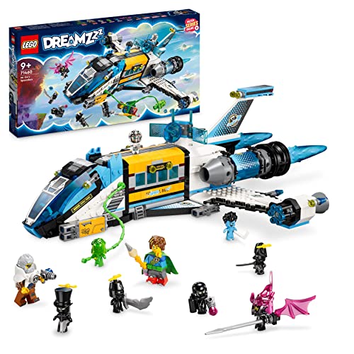 LEGO DREAMZzz Mr. Oz Weltraumbus, zweifach baubares Raketen-Bus-Spielzeug, mit Mateo, Z-Blob und Logan, kreatives Spielzeug für fantasievolles Spielen, basierend auf der TV-Show für Kinder 71460 von LEGO
