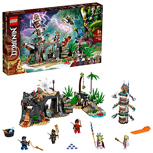 LEGO 71747 NINJAGO Das Dorf der Wächter Bauset, mit Ninja Cole, Jay und Kai Minifiguren, Spielzeug ab 8 Jahren von LEGO