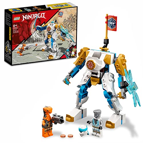 LEGO 71761 NINJAGO Zanes Power-Up-Mech EVO, Spielzeug Ab 6 Jahren Mit Ninja-Actionfigur Und Schlange LEGO 71761 NINJAGO Zanes Power-Up-Mech EVO, Spielzeug Ab 6 Jahren Mit Ninja-Actionfigur Und Schlange von LEGO
