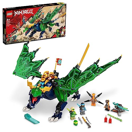 LEGO 71766 NINJAGO Lloyds Legendärer Drache, Ninja-Spielzeug Mit Drachen- Und Schlangen-Figuren Sowie 4 Minifiguren, Darunter Lloyd Und NYA, Geschenk Für Jungen Und Mädchen Ab 8 Jahren von LEGO