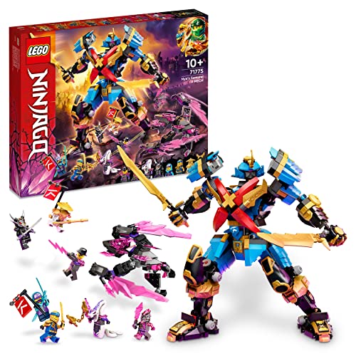 LEGO 71775 NINJAGO Nyas Samurai-X-Mech, Actionfiguren-Set mit 8 Minifiguren inkl. Goldener Jay und Meister Wu, Ninja-Spielzeug für Kinder, tolles Geburtstagsgeschenk für Jungen und Mädchen LEGO 71775 NINJAGO Nyas Samurai-X-Mech, Actionfiguren-Set mit 8 Minifiguren inkl. Goldener Jay und Meister Wu, Ninja-Spielzeug für Kinder, tolles Geburtstagsgeschenk für Jungen und Mädchen von LEGO
