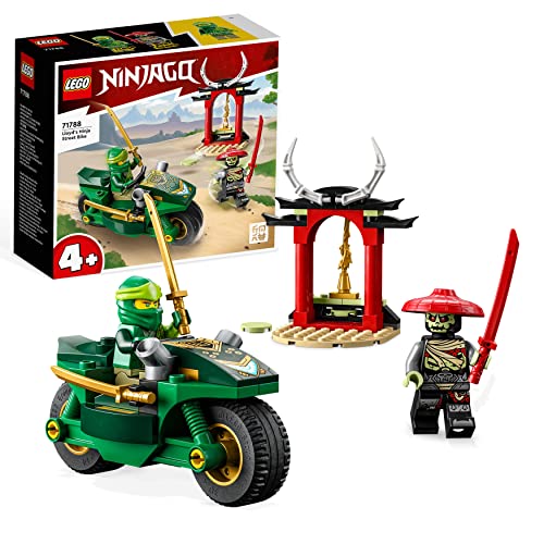 LEGO NINJAGO Lloyds Ninja-Motorrad, Spielzeug für Anfänger mit 2 Minifiguren: Lloyd und Skelett-Wächter, Lernspielzeug für Kinder ab 4 Jahren 71788 von LEGO