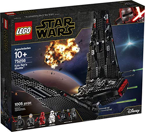 LEGO 75256 Star Wars Kylo Rens Shuttle, Raumschiff-Bauset mit 2 Spring Shootern, Der Aufstieg Skywalkers Kollektion von LEGO