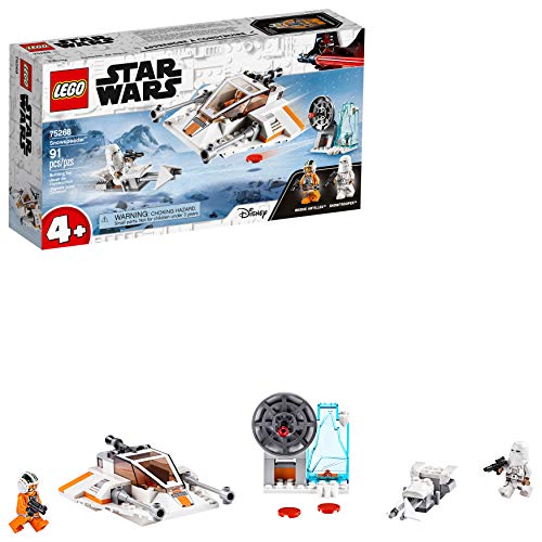 LEGO 75268 Star Wars Snowspeeder, Verteidigungsstation und Speeder-Bike, Spielset mit Starter-Stein für Vorschulkinder ab 4 Jahren von LEGO