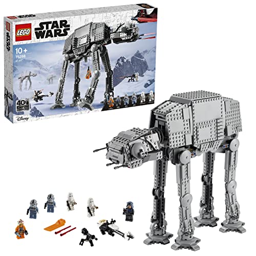 LEGO 75288 Star Wars at-at, Walker-Spielzeug, Set zum 40. Jubiläum für Kinder, Jungen und Mädchen, und Erwachsene, Fahrzeug-Spielzeug mit Minifiguren inkl. Luke Skywalker und 2 Snowtrooper, Geschenk von LEGO