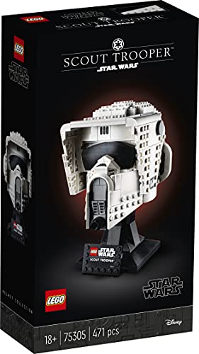 LEGO 75305 Star Wars Scout Trooper Helm Bauset für Erwachsene, Deko, Geschenkidee, Modell zum Bauen und Ausstellen LEGO 75305 Star Wars Scout Trooper Helm Bauset für Erwachsene, Deko, Geschenkidee, Modell zum Bauen und Ausstellen von LEGO