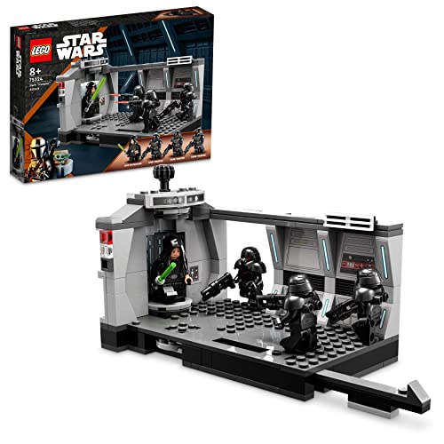 LEGO 75324 Star Wars Angriff der Dark Trooper, Set mit Luke Skywalker mit Lichtschwert und 3 Dark Troopers Minifiguren, The Mandalorian Serie LEGO 75324 Star Wars Angriff der Dark Trooper, Set mit Luke Skywalker mit Lichtschwert und 3 Dark Troopers Minifiguren, The Mandalorian Serie von LEGO
