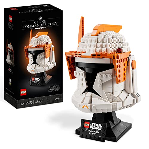 LEGO 75350 Star Wars Clone Commander Cody Helm Set für Erwachsene, The Clone Wars Erinnerungsstück der 2023 Serie, Geschenk für die Sammlung, Deko-Modell LEGO 75350 Star Wars Clone Commander Cody Helm Set für Erwachsene, The Clone Wars Erinnerungsstück der 2023 Serie, Geschenk für die Sammlung, Deko-Modell von LEGO