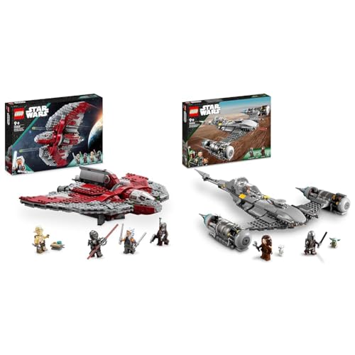 LEGO 75362 Star Wars Ahsoka Tanos T-6 Jedi Shuttle Set & 75325 Star Wars Der N-1 Starfighter des Mandalorianers von LEGO