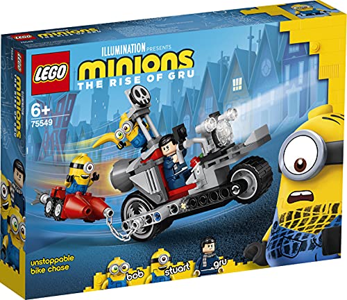 LEGO 75549 Minions Unaufhaltsame Motorrad-Jagd, Spielzeug für Kinder ab 6 Jahre mit Figuren: Bob und Stuart LEGO 75549 Minions Unaufhaltsame Motorrad-Jagd, Spielzeug für Kinder ab 6 Jahre mit Figuren: Bob und Stuart von LEGO