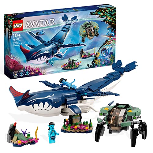 LEGO Avatar Payakan der Tulkun und Krabbenanzug, The Way of Water Ozean Spielzeug zum Bauen mit Meerestier-Figur für Kinder und Filmfans 75579 von LEGO