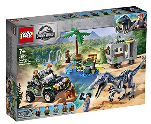 LEGO 75935 Jurassic World Die Bekämpfung des Baryonyx: Die Schatzsuche mit Spielzeug Buggy Offroad von LEGO