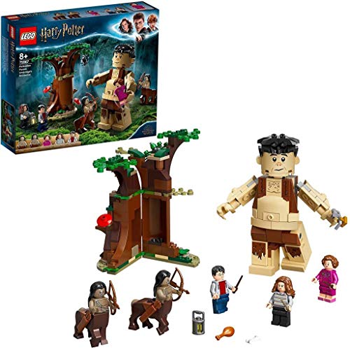 LEGO 75967 Harry Potter Der Verbotene Wald: Begegnung mit Umbridge, Bauset mit dem Riesen Grawp und 2 Zentauren-Figuren von LEGO