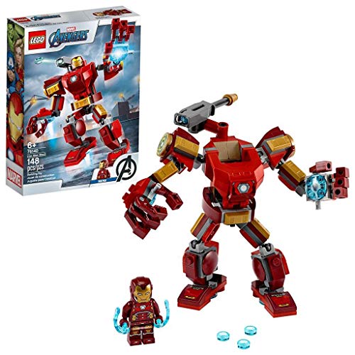 LEGO 76140 Super Heroes Marvel Avengers Iron Man Mech Spielset, Kampf-Actionfigur für Kinder ab 6 Jahren von LEGO