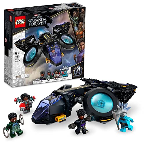 LEGO 76211 Marvel Shuris Sonnenvogel, Black Panther Spielzeug zum Bauen, Luftschiff für Kinder, Wakanda Forever Set, Avengers Superhelden Geschenk LEGO 76211 Marvel Shuris Sonnenvogel, Black Panther Spielzeug zum Bauen, Luftschiff für Kinder, Wakanda Forever Set, Avengers Superhelden Geschenk von LEGO