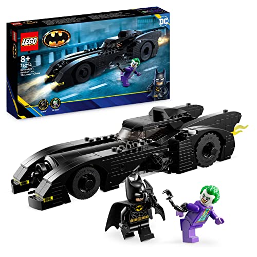 LEGO 76224 DC Batmobile: Batman verfolgt den Joker Set, Batmobil-Spielzeugauto von 1989 mit 2 Minifiguren, Automodell des Dark Knight mit Batarang, Superhelden-Geschenk für Kinder, Jungen und Mädchen LEGO 76224 DC Batmobile: Batman verfolgt den Joker Set, Batmobil-Spielzeugauto von 1989 mit 2 Minifiguren, Automodell des Dark Knight mit Batarang, Superhelden-Geschenk für Kinder, Jungen und Mädchen von LEGO