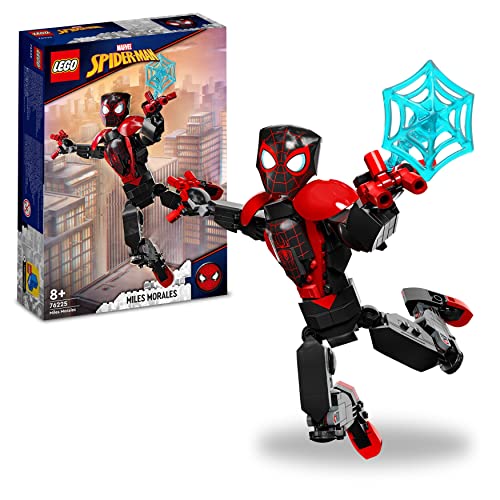 LEGO 76225 Marvel Miles Morales Figur, voll bewegliches Action-Spielzeug, sammelbares Spider-Man Set, Spielzeug für Jungen und Mädchen LEGO 76225 Marvel Miles Morales Figur, voll bewegliches Action-Spielzeug, sammelbares Spider-Man Set, Spielzeug für Jungen und Mädchen von LEGO
