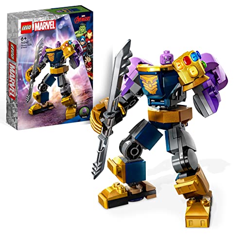 LEGO 76242 Marvel Thanos Mech Set, Action-Figur Mit Infinity Gauntlet, Avengers-Superheld Geschenk Zum Sammeln Und Bauen Für Kinder Ab 6 Jahre LEGO 76242 Marvel Thanos Mech Set, Action-Figur Mit Infinity Gauntlet, Avengers-Superheld Geschenk Zum Sammeln Und Bauen Für Kinder Ab 6 Jahre von LEGO