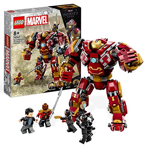 LEGO Marvel Hulkbuster: Der Kampf von Wakanda, Avengers Infinty War Spielzeug mit Bruce Banner Minifigur, Action-Figur für Kinder ab 8 Jahren 76247 von LEGO