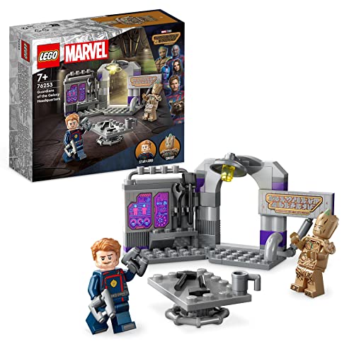 LEGO 76253 Marvel Hauptquartier der Guardians of The Galaxy Volume 3 Film-Set, BAU-Spielzeug, Geschenk-Idee für Kinder ab 7 Jahren mit Groot und Star-Lord Minifiguren von LEGO