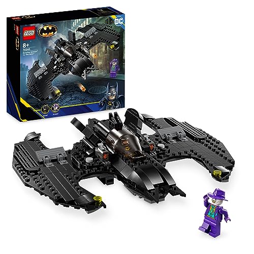 LEGO 76265 DC Batwing: Batman vs. The Joker, ikonisches Flugzeug-Spielzeug aus dem Film von 1989 mit 2 Minifiguren, klassisches Superhelden-Set, Geburtstagsgeschenk für Kinder, Jungen, Mädchen LEGO 76265 DC Batwing: Batman vs. The Joker, ikonisches Flugzeug-Spielzeug aus dem Film von 1989 mit 2 Minifiguren, klassisches Superhelden-Set, Geburtstagsgeschenk für Kinder, Jungen, Mädchen von LEGO