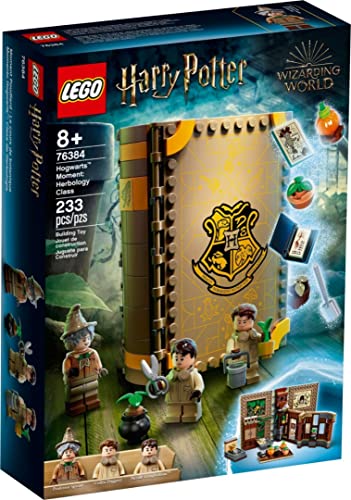 LEGO 76384 Harry Potter Hogwarts Moment: Kräuterkundeunterricht Set, Spielzeugkoffer mit Minifiguren, Sammlerstück von LEGO