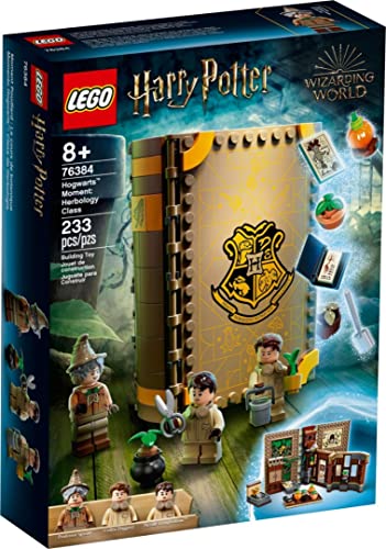 LEGO 76384 Harry Potter Hogwarts Moment: Kräuterkundeunterricht Set, Spielzeugkoffer mit Minifiguren, Sammlerstück von LEGO