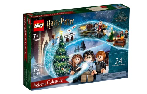 LEGO 76390 Harry Potter Adventskalender 2021, Weihnachtskalender, Kinder ab 7 Jahren mit 6 Minifiguren und Spielbrett von LEGO