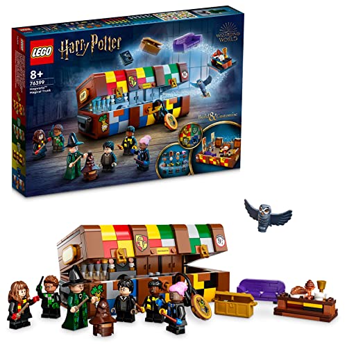 LEGO 76399 Harry Potter Hogwarts Zauberkoffer, Spielzeug-Koffer in den Farben deines Hauses, mit 5 anpassbaren Minifiguren und Jede Menge ikonischen Zubehör, Geschenk für Kinder von LEGO