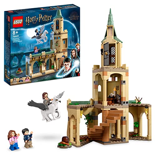 LEGO 76401 Harry Potter Hogwarts: Sirius Rettung Spielzeug-Set aus der Gefangene von Askaban, Schloss Erweiterung mit Seidenschnabel, Mehrfarbig von LEGO