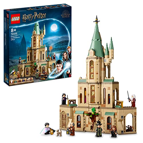 LEGO Harry Potter Hogwarts: Dumbledores Büro Set, Schloss-Erweiterung mit dem Schwert von Gryffindor, dem Sprechenden Hut, 6 Minifiguren Plus einen Baby-Phönix und tollen Räumen 76402 von LEGO