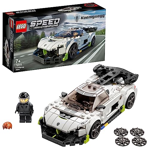 LEGO 76900 Speed Champions Koenigsegg Jesko Rennauto, Spielzeugauto, Modellauto zum selber Bauen von LEGO