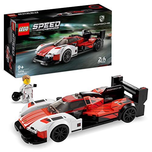 LEGO Speed Champions Porsche 963, Modellauto-Bausatz, Rennfahrzeug Spielzeug für Kinder, Sammelset mit Fahrer-Minifigur, Auto-Geschenk für Kinder 76916 LEGO Speed Champions Porsche 963, Modellauto-Bausatz, Rennfahrzeug Spielzeug für Kinder, Sammelset mit Fahrer-Minifigur, Auto-Geschenk für Kinder 76916 von LEGO