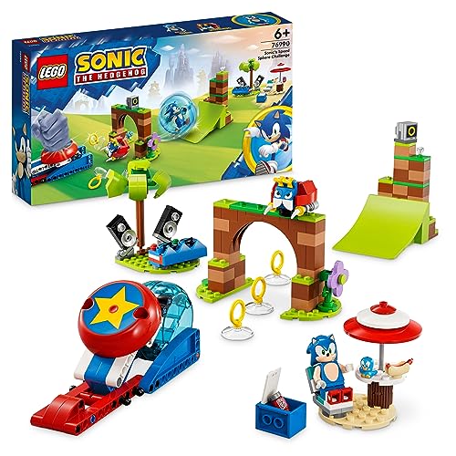 LEGO 76990 Sonic The Hedgehog Sonics Kugel-Challenge Set, Baubares Spiel mit 3 Charakteren inkl. eine Moto Bug Badnik-Figur, Spielzeug für Kinder, Jungen und Mädchen ab 6 Jahren LEGO 76990 Sonic The Hedgehog Sonics Kugel-Challenge Set, Baubares Spiel mit 3 Charakteren inkl. eine Moto Bug Badnik-Figur, Spielzeug für Kinder, Jungen und Mädchen ab 6 Jahren von LEGO