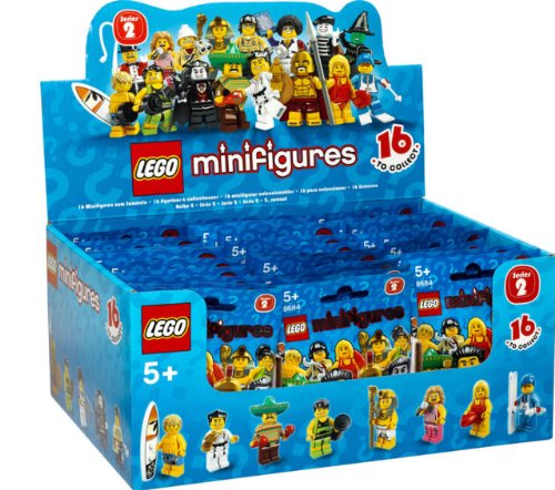 LEGO 8684 - 16 Sammelfiguren der Serie 2 - kompletter Satz von LEGO