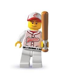 LEGO 8803 - Minifigur Baseball-Spieler aus Sammelfiguren-Serie 3 von LEGO