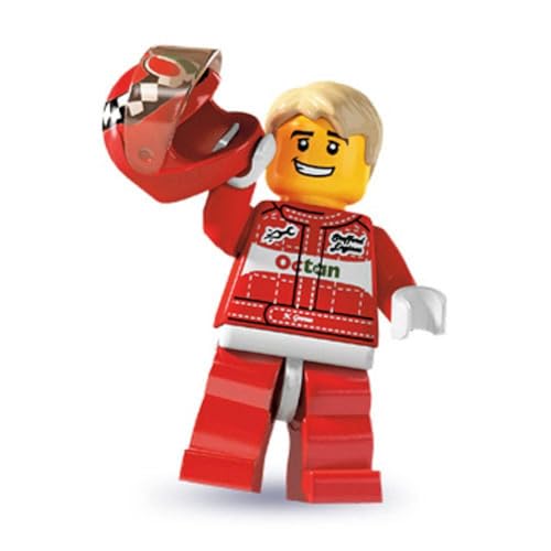 LEGO 8803 Minifigures Serie 3 - Minifigur Rennfahrer LEGO 8803 Minifigures Serie 3 - Minifigur Rennfahrer von LEGO