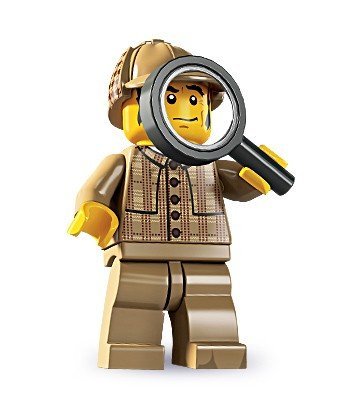 LEGO 8805 - Minifigur Detektiv aus Sammelfiguren-Serie 5 von LEGO