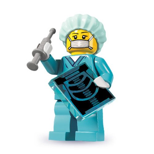 LEGO 8827 - Minifigur Chirurg / Arzt aus Sammelfiguren-Serie 6 von LEGO