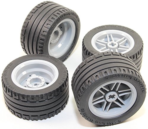 LEGO 8pc Technic Wheel and Tire SET (Mindstorms nxt ev3 tyre) 56145 44309 by Technic von LEGO