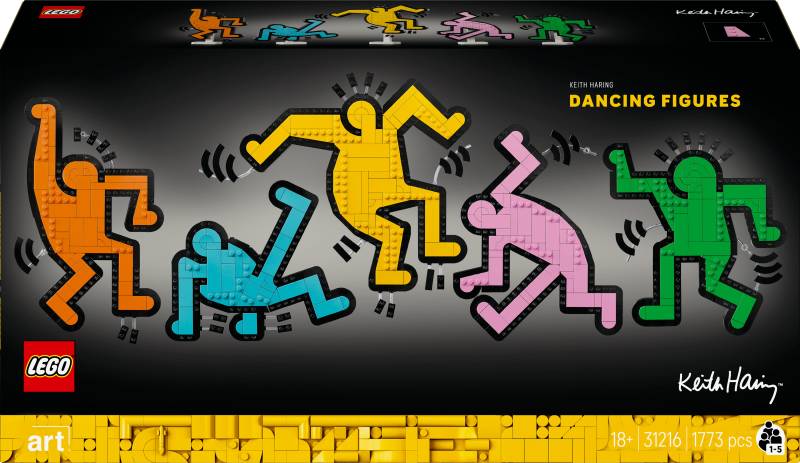 LEGO ART 31216 Keith Haring – Tanzende Figuren von LEGO