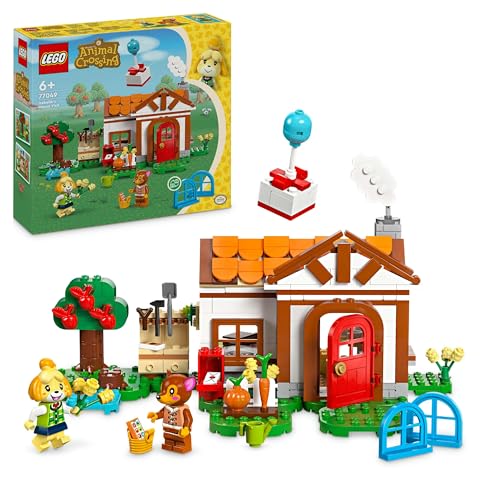 LEGO Animal Crossing Besuch von Melinda, kreatives Spielzeug für Kinder mit 2 Mini-Figuren aus der Videospielreihe, darunter Fatima, Merch, Geschenk für Mädchen und Jungen ab 6 Jahren 77049 von LEGO