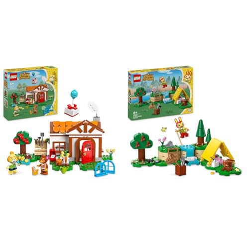 LEGO Animal Crossing Besuch von Melinda, kreatives Spielzeug für Kinder & Animal Crossing Mimmis Outdoor-Spaß, kreatives Spielzeug für Kinder LEGO Animal Crossing Besuch von Melinda, kreatives Spielzeug für Kinder & Animal Crossing Mimmis Outdoor-Spaß, kreatives Spielzeug für Kinder von LEGO