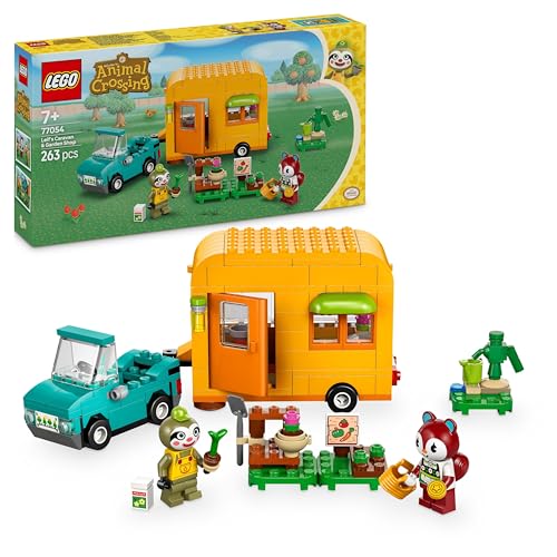 LEGO Animal Crossing Gerds Wohnwagen & Gärtnerei, Bauset für Rollenspiele, Spielzeug Auto für Kinder, Geschenk für Mädchen und Jungen ab 7 Jahren, Videospiel Spielzeug mit Tierfiguren 77054 LEGO Animal Crossing Gerds Wohnwagen & Gärtnerei, Bauset für Rollenspiele, Spielzeug Auto für Kinder, Geschenk für Mädchen und Jungen ab 7 Jahren, Videospiel Spielzeug mit Tierfiguren 77054 von LEGO