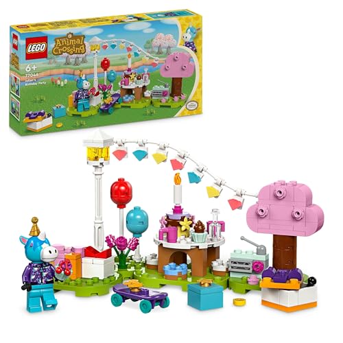 LEGO Animal Crossing Jimmys Geburtstagsparty, kreatives Spielzeug für Kinder, Tiere-Set mit Pferde-Figur aus dem Videospiel, Geschenk für Mädchen und Jungen ab 6 Jahren 77046 LEGO Animal Crossing Jimmys Geburtstagsparty, kreatives Spielzeug für Kinder, Tiere-Set mit Pferde-Figur aus dem Videospiel, Geschenk für Mädchen und Jungen ab 6 Jahren 77046 von LEGO